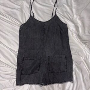 Hurley Charcoal Sleeveless Romper